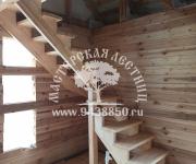 Деревянная лестница из сосны - деревня Петрищево (Дорохово)