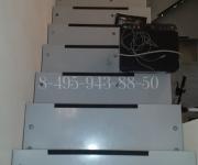 Облицовка металлической лестницы деревом КП Кембридж Новорижское шоссе