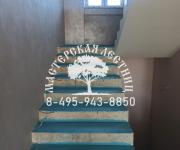 Облицовка лестницы деревом Наро-Фоминск До