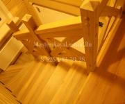Деревянные лестницы из дуба Коттеджный поселок Бристоль - коттеджи, таунхаусы и дуплексы Киевское шоссе