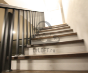 Облицовка лестницы (ЛОФТ) loft лестница дуб Москва