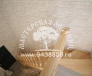 Деревянная лестница (сосна) Тучково ИЖК Березки  производство лестниц на заказ