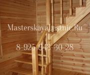 Деревянные лестницы на 90 без подступенков поселок Колюбакино Рузский район