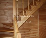 Деревянные лестницы на 90 без подступенков поселок Колюбакино Рузский район