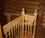 Деревянная лестница из сосны Селятино Киевское шоссе Наро-Фоминский р-он