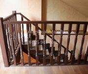 Облицовка металлической лестницы лиственницей 
