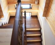 Деревянные лестницы в Тучково на заказ - облицовка бетонных лестниц деревом Тучково