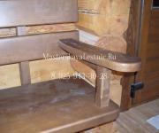 Скамья из сосны - изготовление мебели из сосны на заказ
