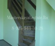 Деревянные лестницы из дуба коттеджный поселок Зелёная Роща-1 деревня Сивково