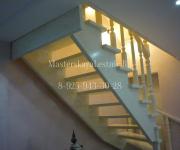 Деревянные лестницы из лиственницы - Лестной Городок д Осоргино Одинцово Минское шоссе