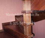 Фотография лестницы из бука лестницы из бука на заказ проектирование и производство Москва	