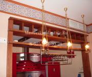 Барная стойка для кухня и гостинной изготовленная из дуба