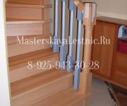 Фотография готовых деревянных лестниц из бука для дома